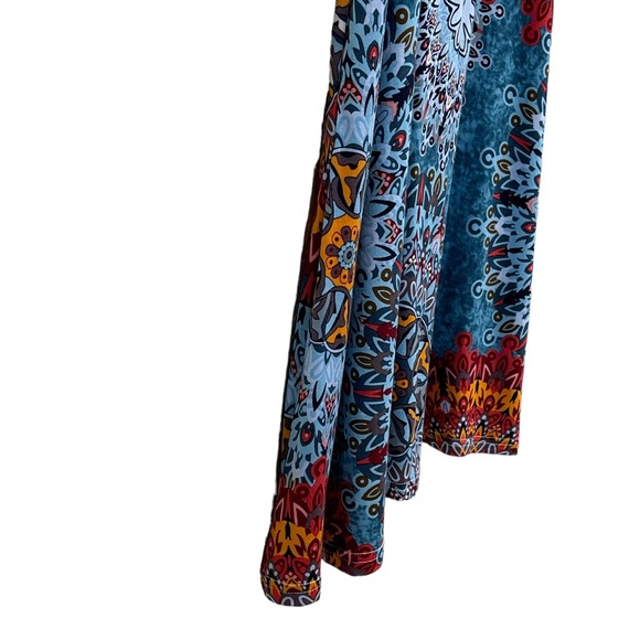 BISHUIGE Summer Casual Round Neck T-Shirt Dress Beach Cover-Up Tank Dress SZ XL - Picture 8 of 16